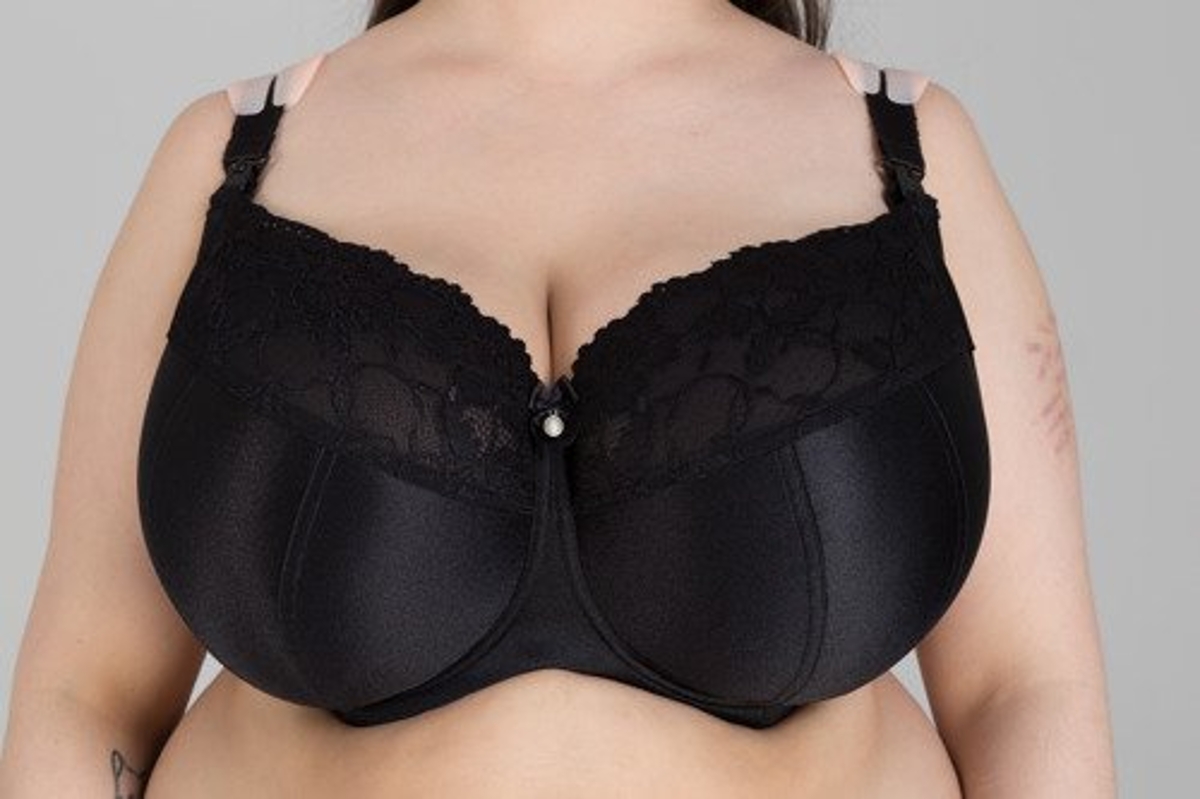 Plus size Push Up Padded Bras for Women Lace AdjustmentBra Big Cup
