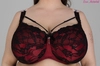 Bra semi-soft black with red FB Flamenco
