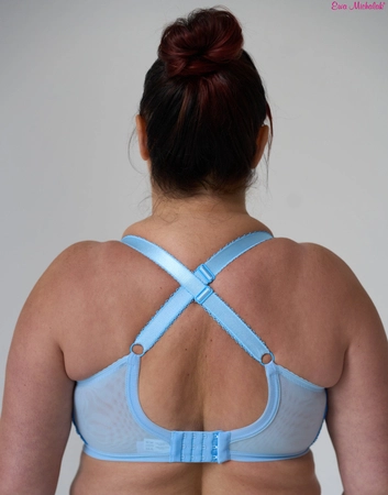 Biustonosz półmiękki niebieski FB-PL DeMon