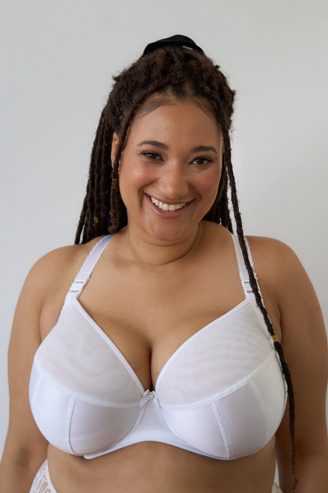 Biustonosz półmiękki biały FB-PL Angel