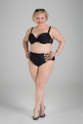 Bra padded black PL Bra for Swimsiut Czarna Mamba