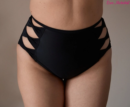 High Bikini Briefs Przekręt Czarna Mamba