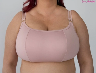 Top without underwires powder pink Top FB Puderek