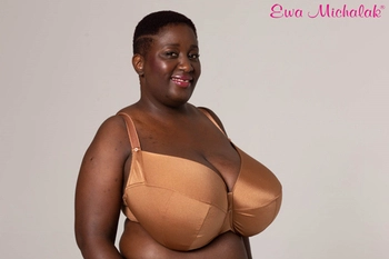 Bra semi-soft brown FB Mleczna Czekolada