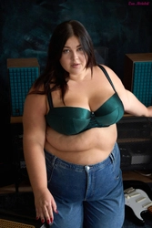 Bra padded bottle green PL Elf