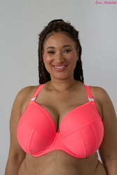 Bra semi-soft neon coral FB-PL Swimsuit Wściekły Koral