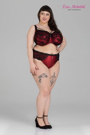 Bra semi-soft black with red FB Flamenco